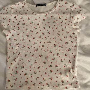 brandy melville floral top